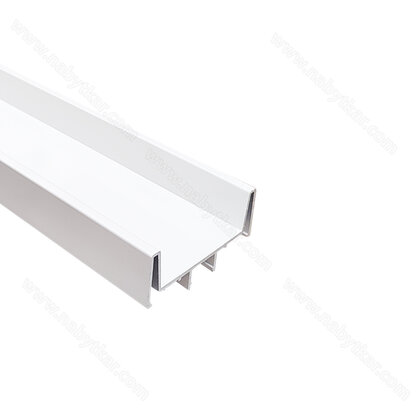 Gripless - Zvislý profil obojstranný S159 biely lesk 2,7m model 2023