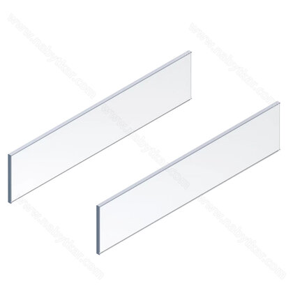 Merivobox - Zásuvací prvok zo skla číre pre 600 mm,2ks  (bočný)