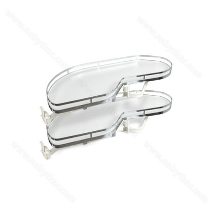 Erg.roh.kôš NUVO II.pre 1000 mm,  2 pol. ľavý, chróm s tlmením