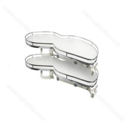 Erg.roh.kôš NUVO II.pre 900 mm,  2 pol. pravý, chróm s tlmením