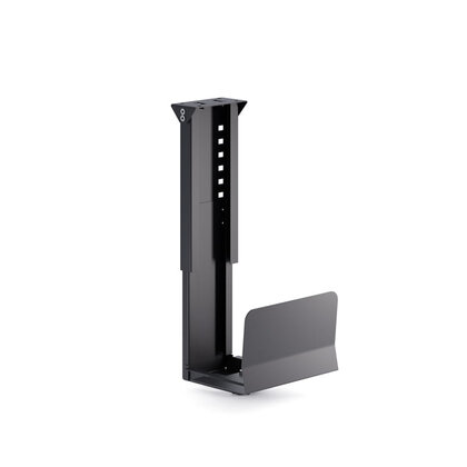 Polica pre PC na kanc.podnož KP-280, čierna