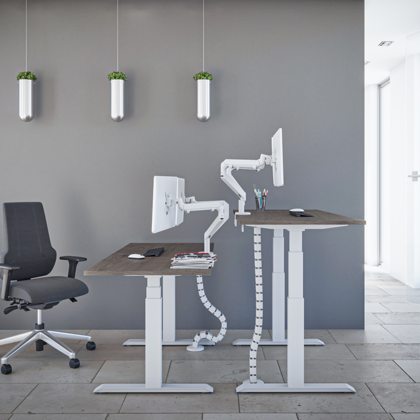 Kancelárska podnož FUTURO elektr. nastavitelná (625mm-1275mm), rovná / Rejs Kancelárska podnož FUTURO elektr. nastavitelná (625mm-1275mm), rovná / Rejs