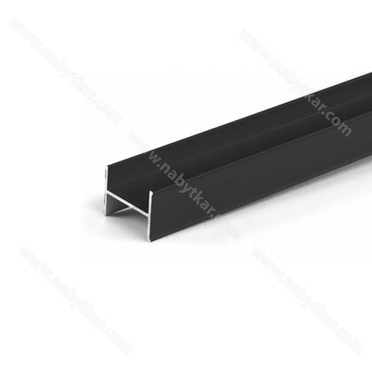 Spojovací profil DOMUS 3m čierna matná /Laguna