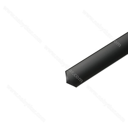 Lišta tesn.na prac.d. 15x15 trojuhol.d-3,5m čierna mat C-35 Lišta tesn.na prac.d. 15x15 trojuhol.d-3,5m čierna mat C-35