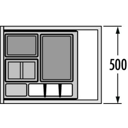 Odpadkový separátor K 500 18+8+8D /HAILO
