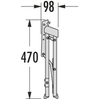 Stepfix - Praktický skladací schodík do kuchyne /HAILO