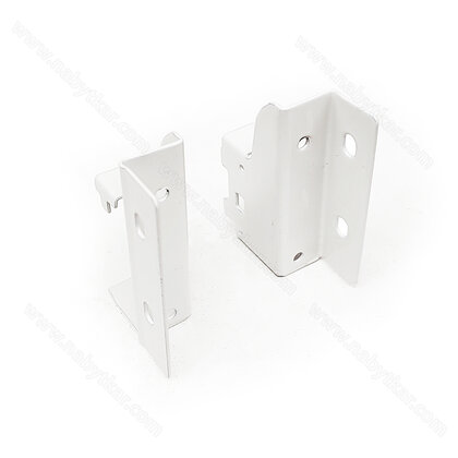 EVO uchytenie zadné, nízke  h-86 bez relingu ,biele /Swell