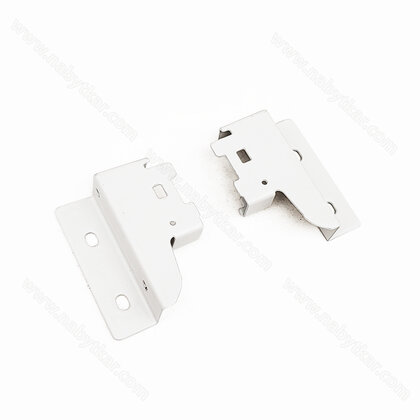 EVO uchytenie zadné, nízke  h-86 bez relingu ,biele /Swell