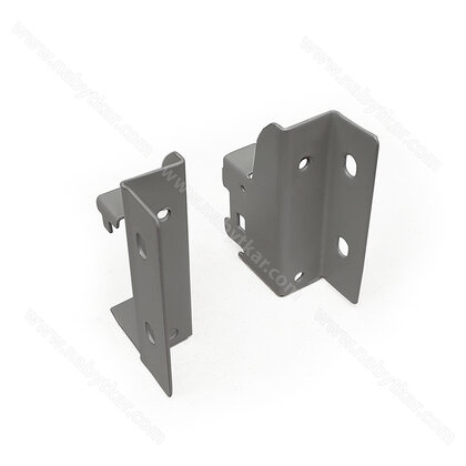 EVO uchytenie zadné, nízke  h-86 bez relingu ,sivé /Swell EVO uchytenie zadné, nízke  h-86 bez relingu ,sivé /Swell