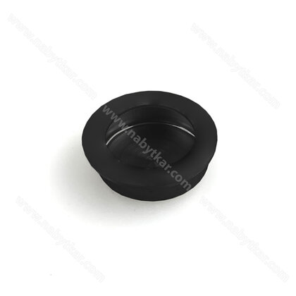 Madlo zápustné F035 40x35x12 mm, čierne mat