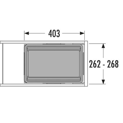 Odpadkový kôš-Cargo 300 30l / HAILO Odpadkový kôš-Cargo 300 30l / HAILO