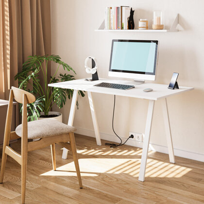 Kancel. podnož SR104,v:725 mm, š:1060 mm, biela matná   / Gamet