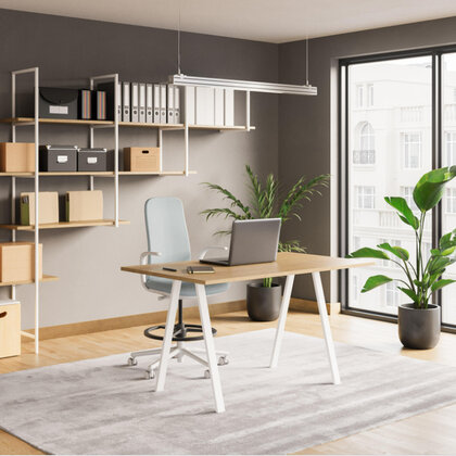 Kancel. podnož SR104,v:725 mm, š:1060 mm, biela matná   / Gamet