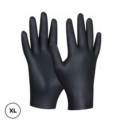 Jednorázové rukavice Black Nitril nepudrované vel. XL 80 kusov