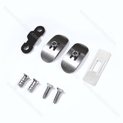 SLIMWINCH uchytenie na dvierka, biela (RAL9003)