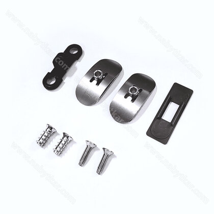 SLIMWINCH uchytenie na dvierka, sivá (RAL7011)