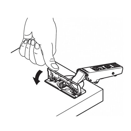 Záves Clip Top Blumotion vložený INSERTA  s pružinou  71B3790 / Blum