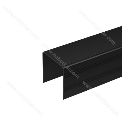 Vrchná jednokoľaj 8743, 6,0m čierna /Laguna