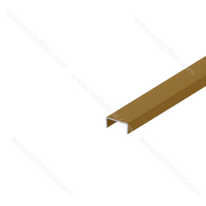 Profil U 18mm 3,0m zlatý industrial /Laguna