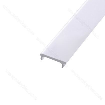 LED krycia lišta do led profilu ( vonk. a vnút.a rohový ) mliečna, nový model 2024 , 2m / LC