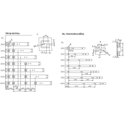 Ložiskový plnovýsuv 2v1 PUSH a s tlmením  450mm /Gamet Ložiskový plnovýsuv 2v1 PUSH a s tlmením  450mm /Gamet
