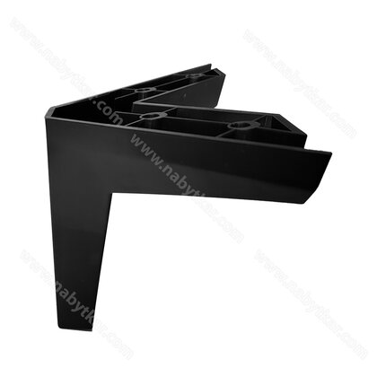 Nábytk.noha NP 674 h- 120mm, čierna 