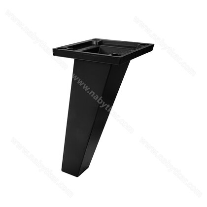 Nábytk.noha šikmá NP 672 h- 120mm, čierna 