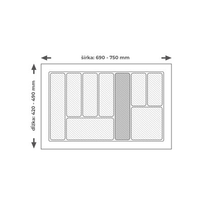 Príborník EVO 80/490 biely