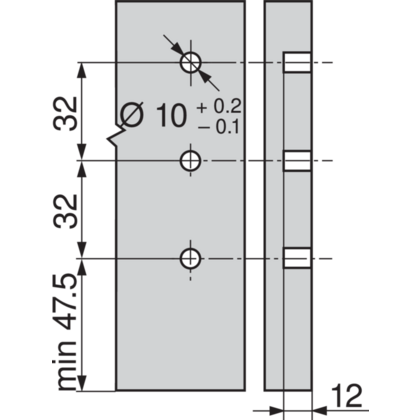 Tandembox Antaro 270mm Bočnica 378K2702SA  "K" Ľavá a pravá, biela
