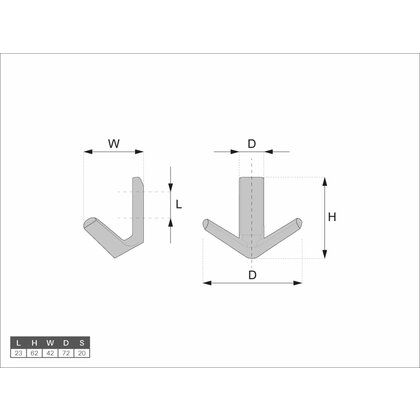 Náb.vešiak F047 biely