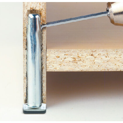 Rekt. noha Art.306 d.12mm x 32mm + 18mm 150kg