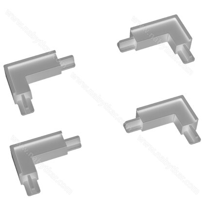 Rohovníky pre spájanie rámu surové bez povr. úpravy (1kpl = 4ks)