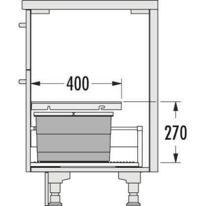 Odpadkový separátor 600 AS Allegro 220 14+14 /HAILO Odpadkový separátor 600 AS Allegro 220 14+14 /HAILO