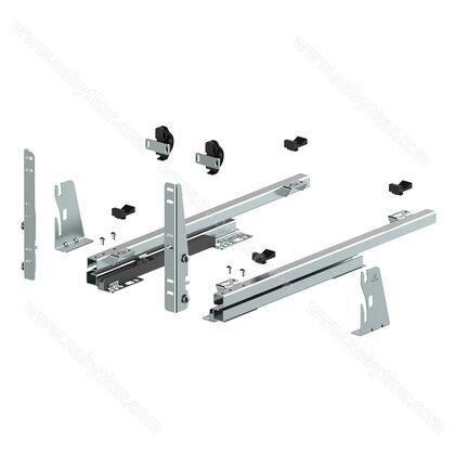 VARIANT MULTI skrytý plnovýsuv spodný  450 mm, model 2025, efekt chróm  / Rejs