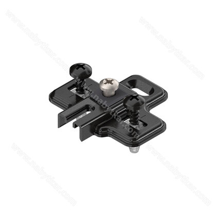 Platnička 194K6100E ONS k zavesu na chladničku čierny onyx /Blum