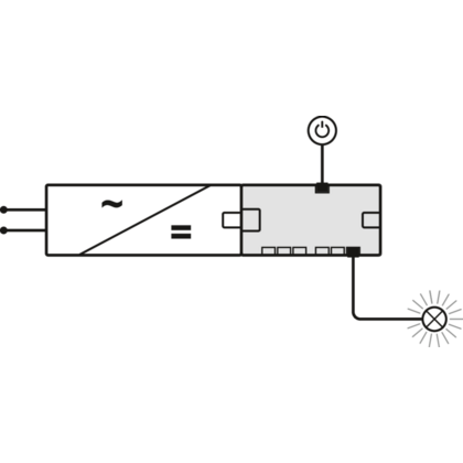 6cestný rozbočovač, Häfele 833.77.833 Loox5, 24 V, box-to-box s funkcí spínače, 2pólové (jednofarevn