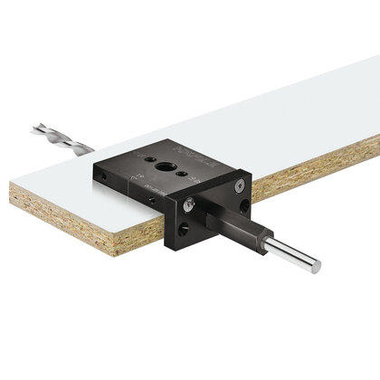 Vrtací přípravek, pro Häfele Loox, pro kabely a spínače 001.25.080, vrtací pouzdra 8, 10, 12 mm