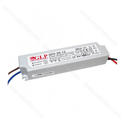 LED Trafo Vodeodolné12V, 24W; 2A IP67/ GPV