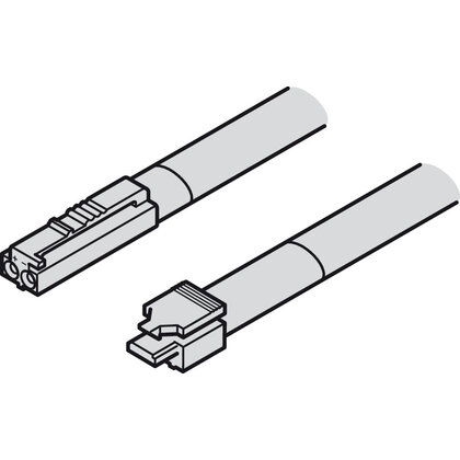 Kábel, Häfele Loox5, modul s bezpečnost. klipom, 2-pólový 5 A, 18 AWG, 1000 mm