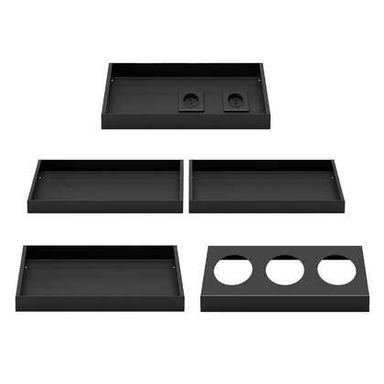 Odsávač pár COPERNICO 180 čierny, montáž do spodnej skrinky