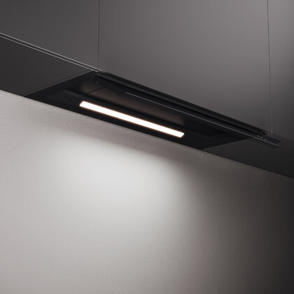 Odsávač pár CASTORE 60 čierny, montáž na dno hornej skrinky 