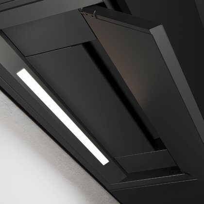 Odsávač pár CASTORE 60 čierny, montáž na dno hornej skrinky 