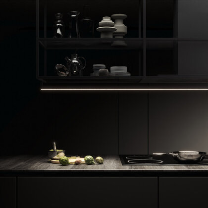 Odsávač pár OFIUCO 90 HOOD čierny, montáž na stenu 