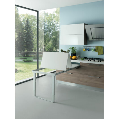 Zásuvk. výs. stolový mech. s krytkami PARTY pre šírku skrinky 600 mm s dvojitou telesk.nohou