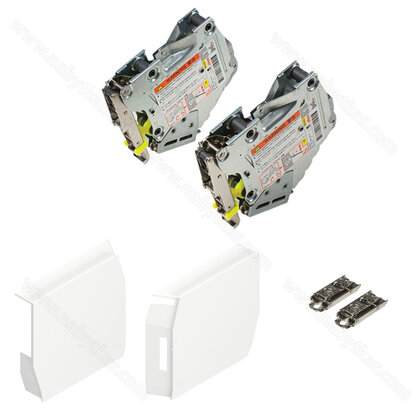 SET- AVENTOS HK-S "E"',TIP-ON, DTD Uchyty+krytky, BIELY