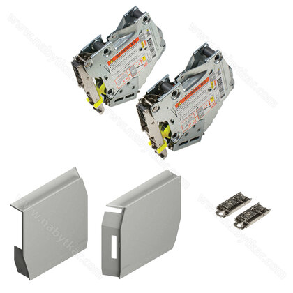 SET- AVENTOS HK-S "E"',TIP-ON, DTD Uchyty+krytky, SIVÝ