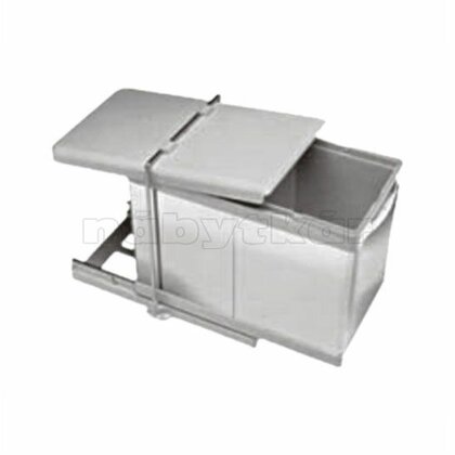 Kôš na odpadky ART 252, chróm