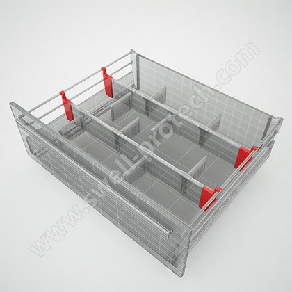 EVO organizér- uchytenie profilu na reling