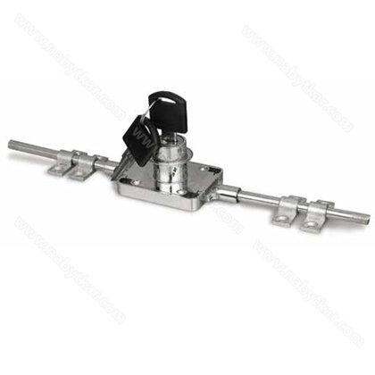 Zámok dvojcestný chróm výsuvný L-1000mm /Gt