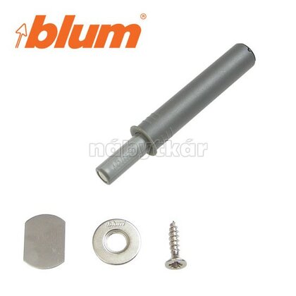 TIP-ON - tlmič s magnet a samol.platničkou,krátky typ,956.1004 sivý /Blum TIP-ON - tlmič s magnet a samol.platničkou,krátky typ,956.1004 sivý /Blum